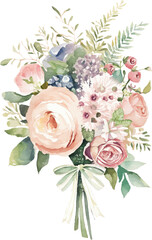 Obraz na płótnie Canvas bouquet of flowers wedding