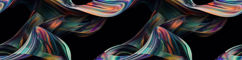 Abstract computer generated imagery, textures and surfaces to create a unique tactile sense of connection