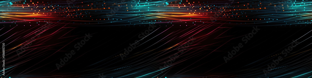 Wall mural cool and unique technology abstract background showcasing a futuristic design with data connection s