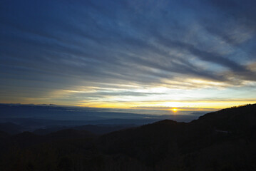 美ヶ原高原の夜明け