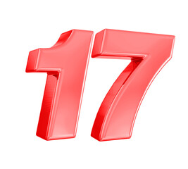 17 Red Number