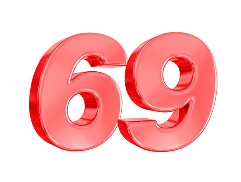 69 Red Number 