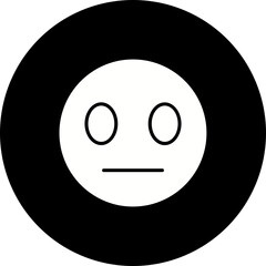 Neutral Glyph Inverted Icon