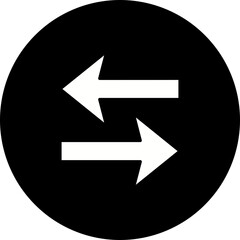 Left Right Glyph Inverted Icon
