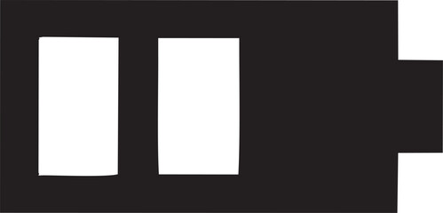 Battery energy icon symbol vector image. Illustration of the batteries charge electric icon design image. EPS 10