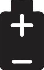 Fototapeta premium Battery energy icon symbol vector image. Illustration of the batteries charge electric icon design image. EPS 10