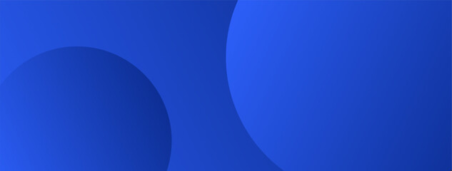 Abstract blue color background. Dynamic shapes composition. Minimalist vector.