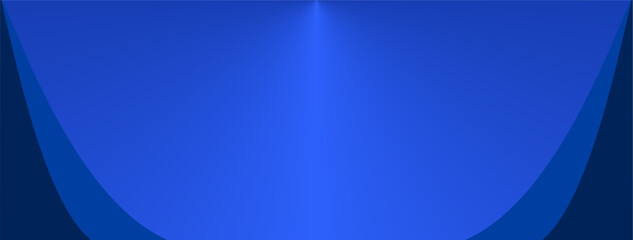Abstract blue color background. Dynamic shapes composition. Minimalist vector.