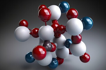 patriotic red, white, and blue substance. Generative AI