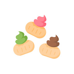 gemrose cookies colorful icing sugar