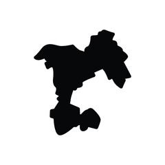 Black solid icon for brussels 