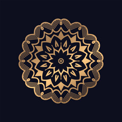 Ornamental mandala design background