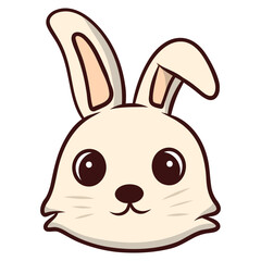 rabbit animal cartoon. illustration of bunny easter