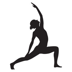 Woman Yoga Silhouette