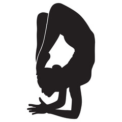 Woman Yoga Silhouette