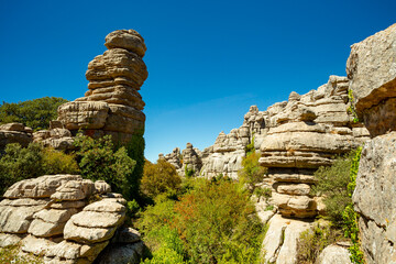 El Torcal de Antequera natural park, Andalusia, Spain	