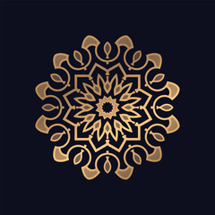Luxury Islamic mandala design background