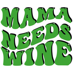 Retro love mom T-shirt Design, Vector
