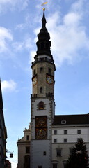 Obraz premium Historical City Hall in the Old Town of Görlitz, Sachsen