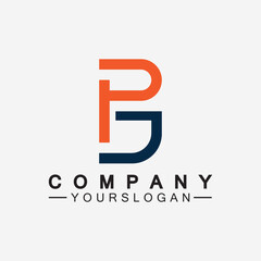 PB letter logo. Creative and Minimalist Letter BP PB Logo Design