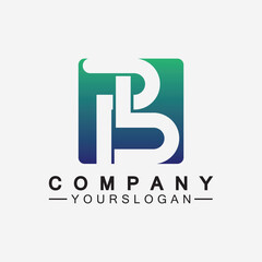 PB letter logo. Creative and Minimalist Letter BP PB Logo Design