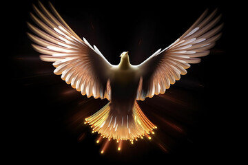 holy spirit dove, pentecost celebration, Christian holiday, Generative AI