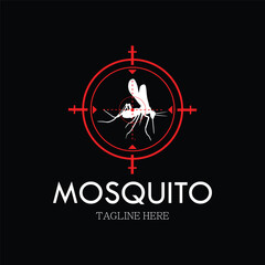 mosquito logo template,mosquito illustration.