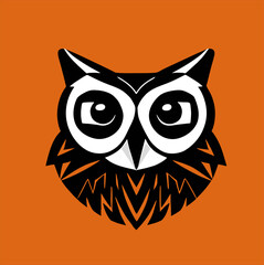 Cute owl vector. owl illustration,