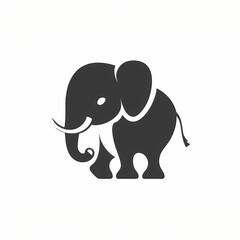 Elephant Cute Cartoon. Generative AI