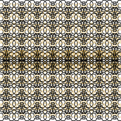 seamless pattern with yellow elements