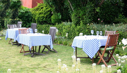 Breakfast in the Madeira garden