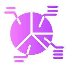 analysis gradient icon