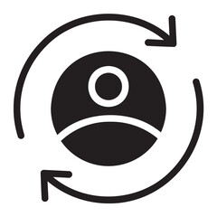 team glyph icon