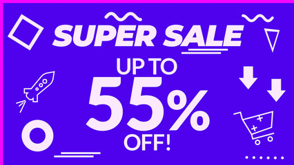 Amazing Black Friday Sale Discount Percentages. Animated Shopping Percentages And Texts