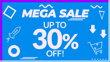 Amazing Black Friday Sale Discount Percentages. Animated Shopping Percentages And Texts