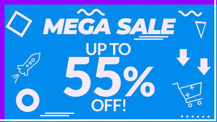 Amazing Black Friday Sale Discount Percentages. Animated Shopping Percentages And Texts