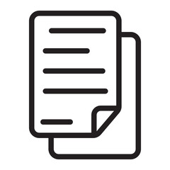 contractbusiness and finance line icon