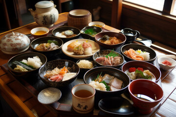 The finest of Iwashi, Japanese food. Ai generated.