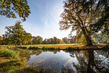Schlosspark Bad Muskau im Herbst