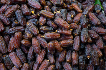The Food of Ramadan Cuisine Dates Fruits (Hurma), Eminonu Fatih, Istanbul Turkiye