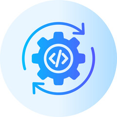 development gradient icon