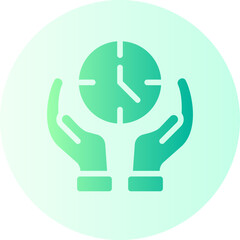 time gradient icon