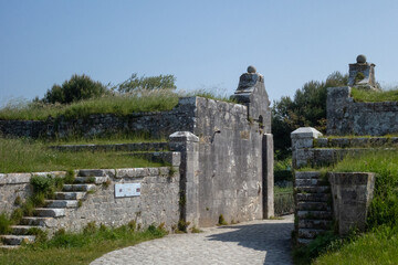 les remparts de l'île d'Aix