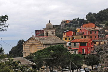 Obraz premium Veduta dalle cinque terre - San Bernardino, Liguria 