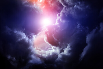 Cloudscape with a Light