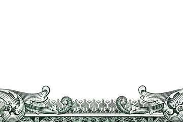 U.S. dollar border with empty middle area © Ruslan