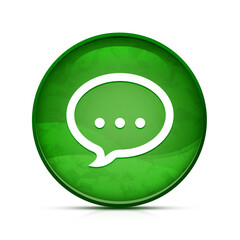 Talk Help icon on classy splash green round button illustration