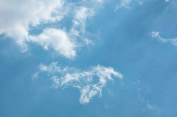 blue sky with clouds