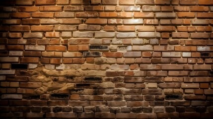 Obraz premium Background of brick wall texture. Brick wall background for interior or exterior design. Generative AI