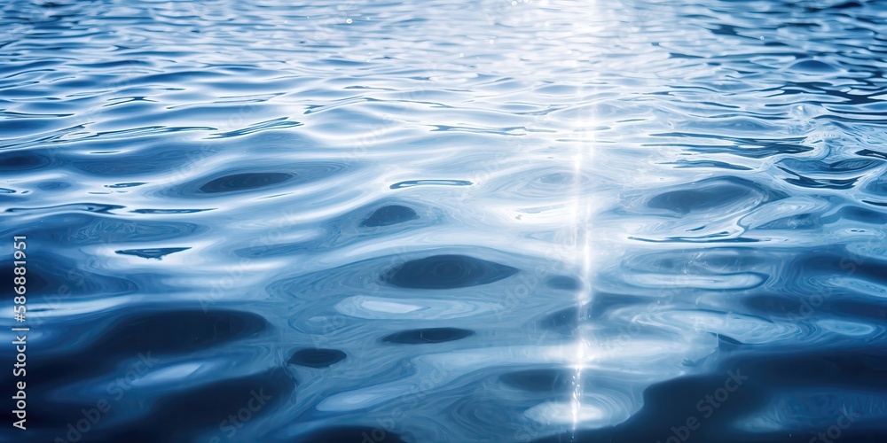 Poster view of the water in the sea.colorful summer template. concept of recreation. generative ai